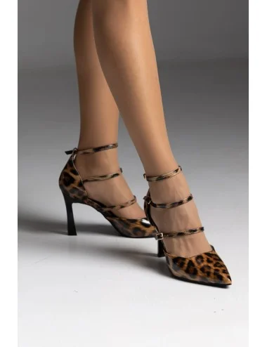 Stiletto Sinio Leopard